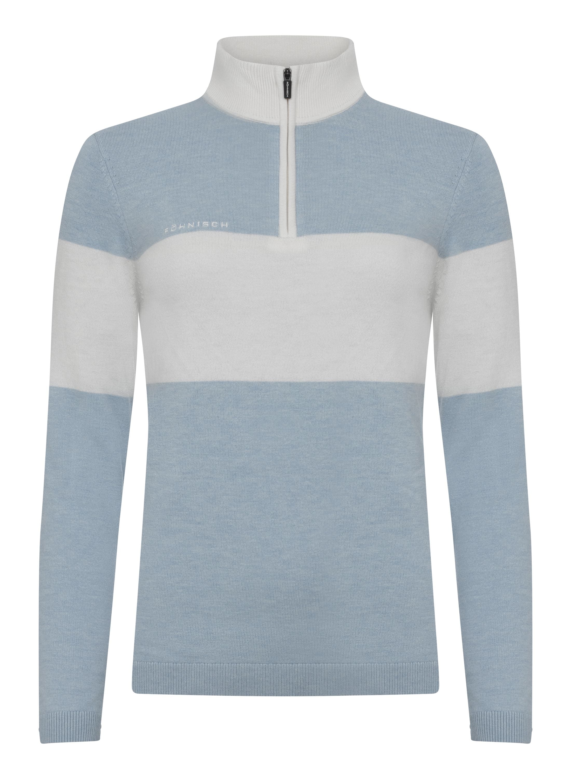 Röhnisch Kora pull demi zip Dove Blue