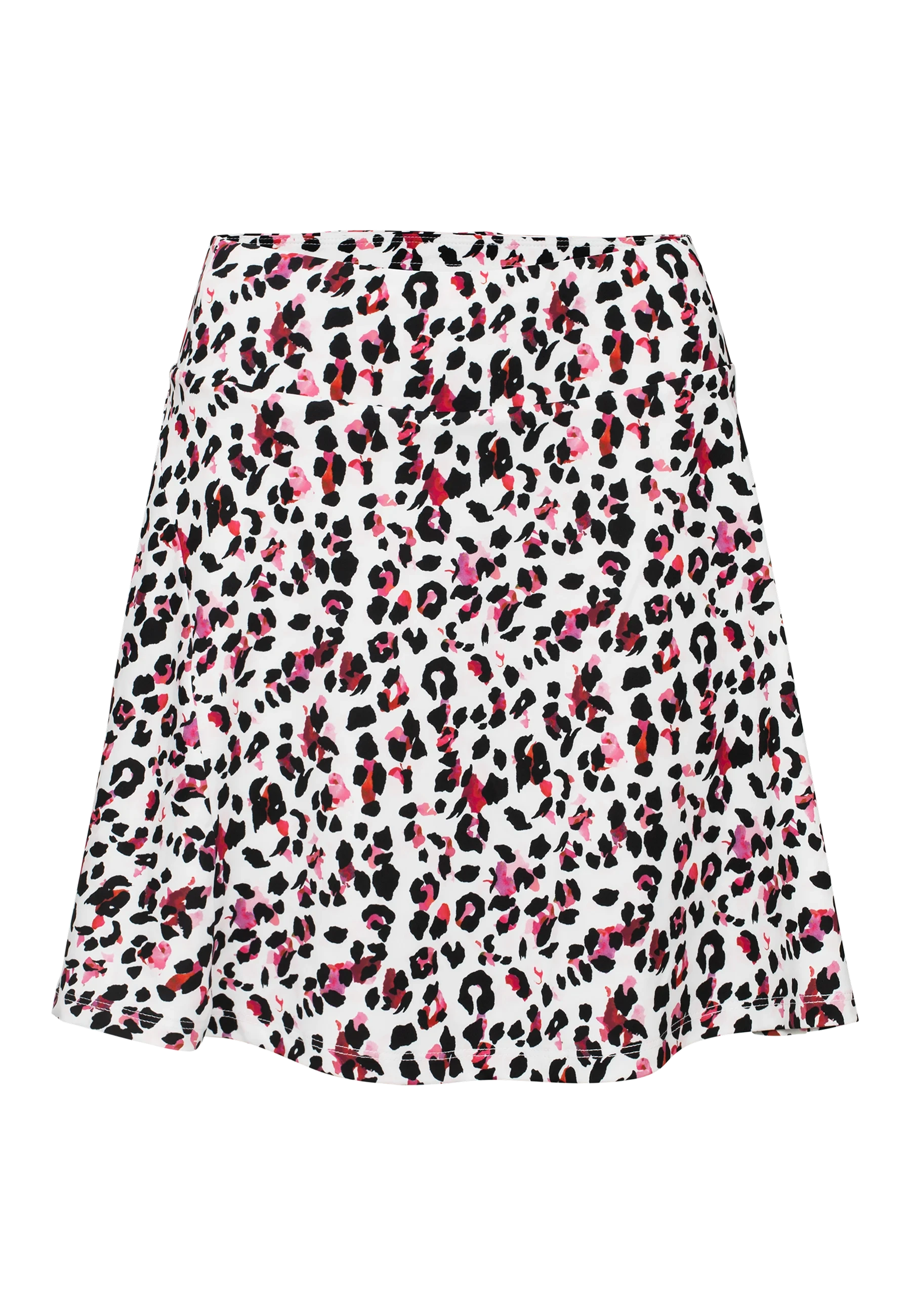 Röhnisch LUNA Jupe longue Imprimé léopard rose bordeaux