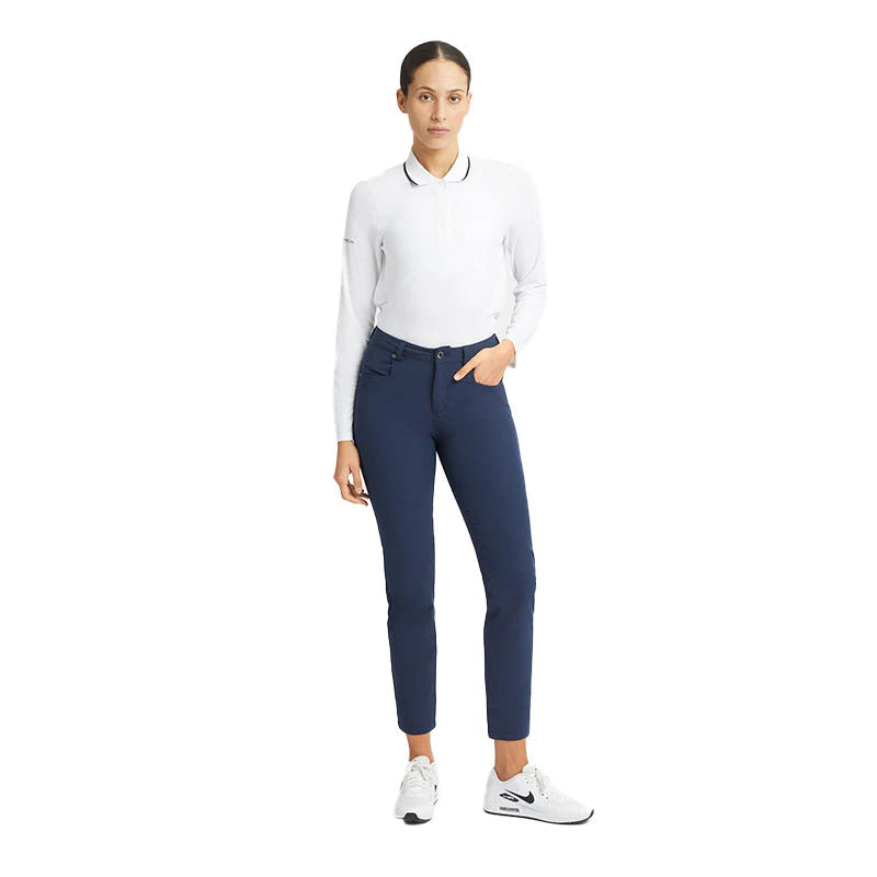 Röhnisch Pantalon Chaud Chie Brossé Navy 30