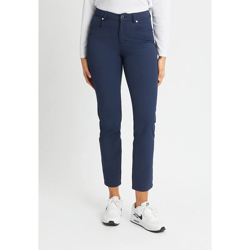 Röhnisch Pantalon Chaud Chie Brossé Navy 30
