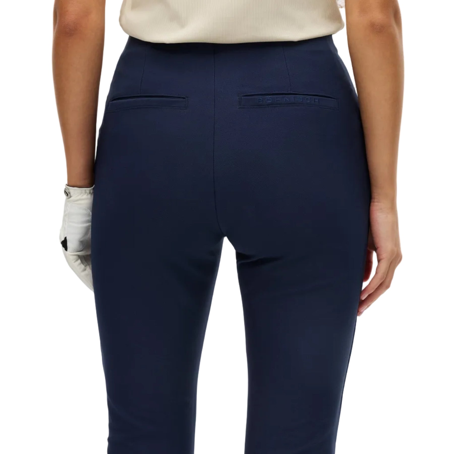 Rohnisch Pantalon Clubhouse Capri Femme Navy 2026