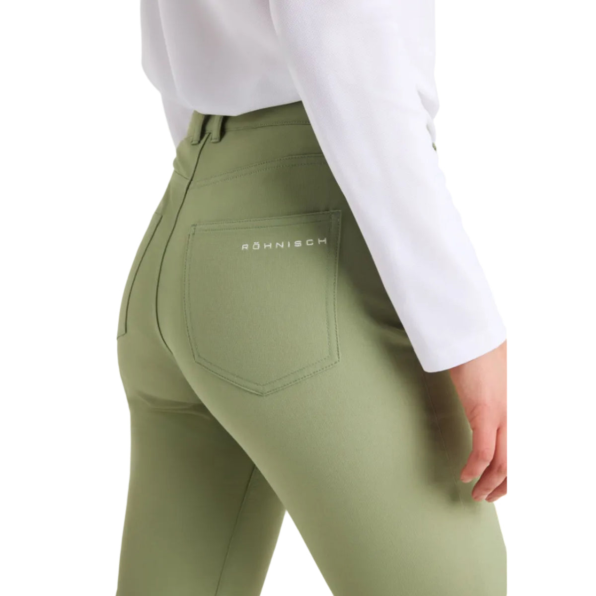 Röhnisch Pantalon chaud Chie sage green