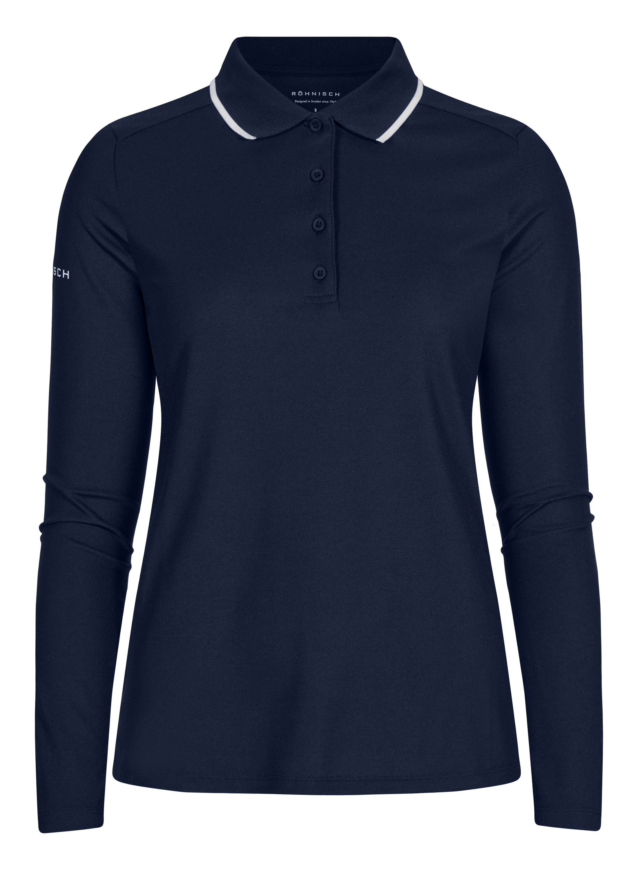 Rohnisch polo avec manche Miriam bleu Marine