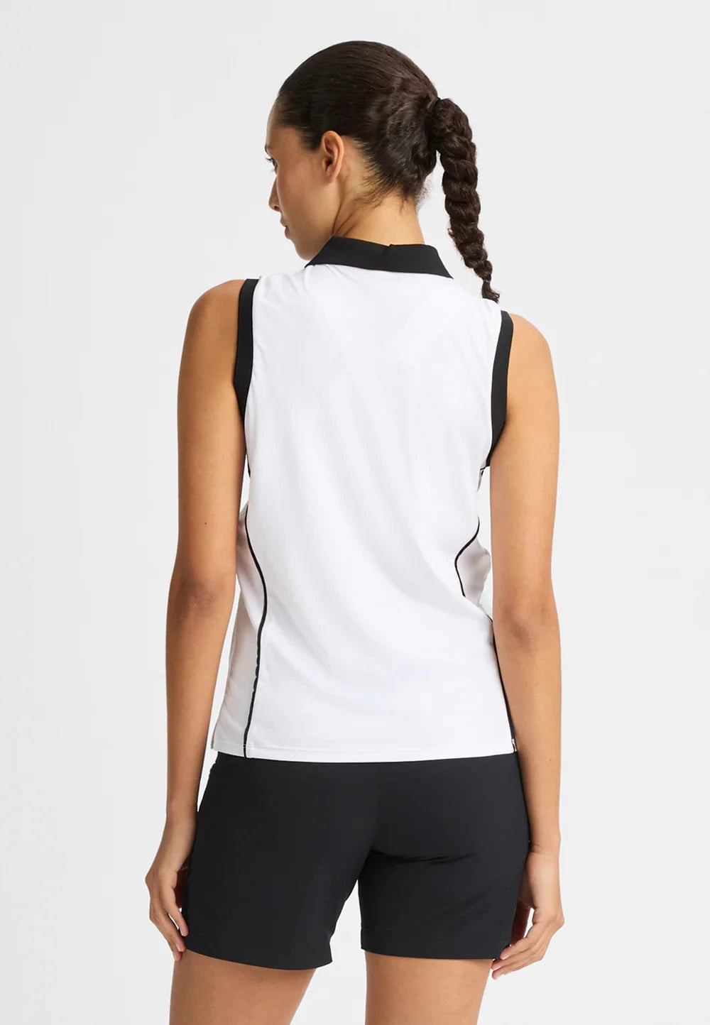 Rohnisch polo sans manches VIOLA UV Navy BLANC