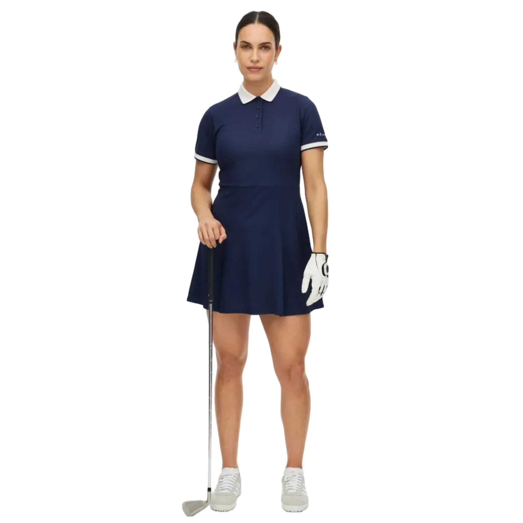 Röhnisch Miriam robe polo Bleu Marine