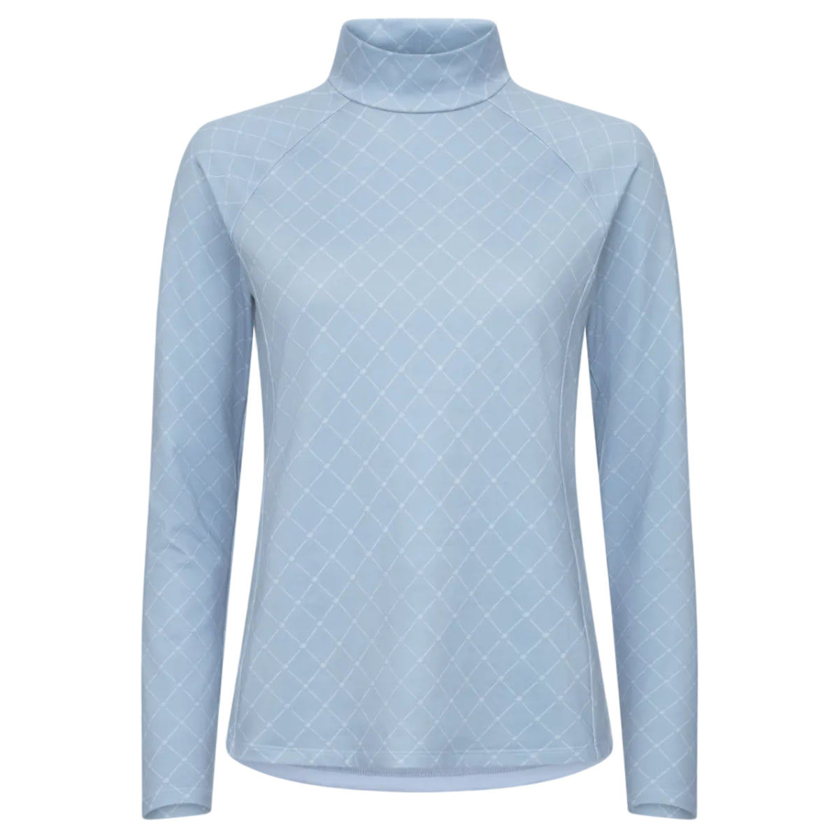 Rohnisch sous-couche de golf cálido mujer collar top blue