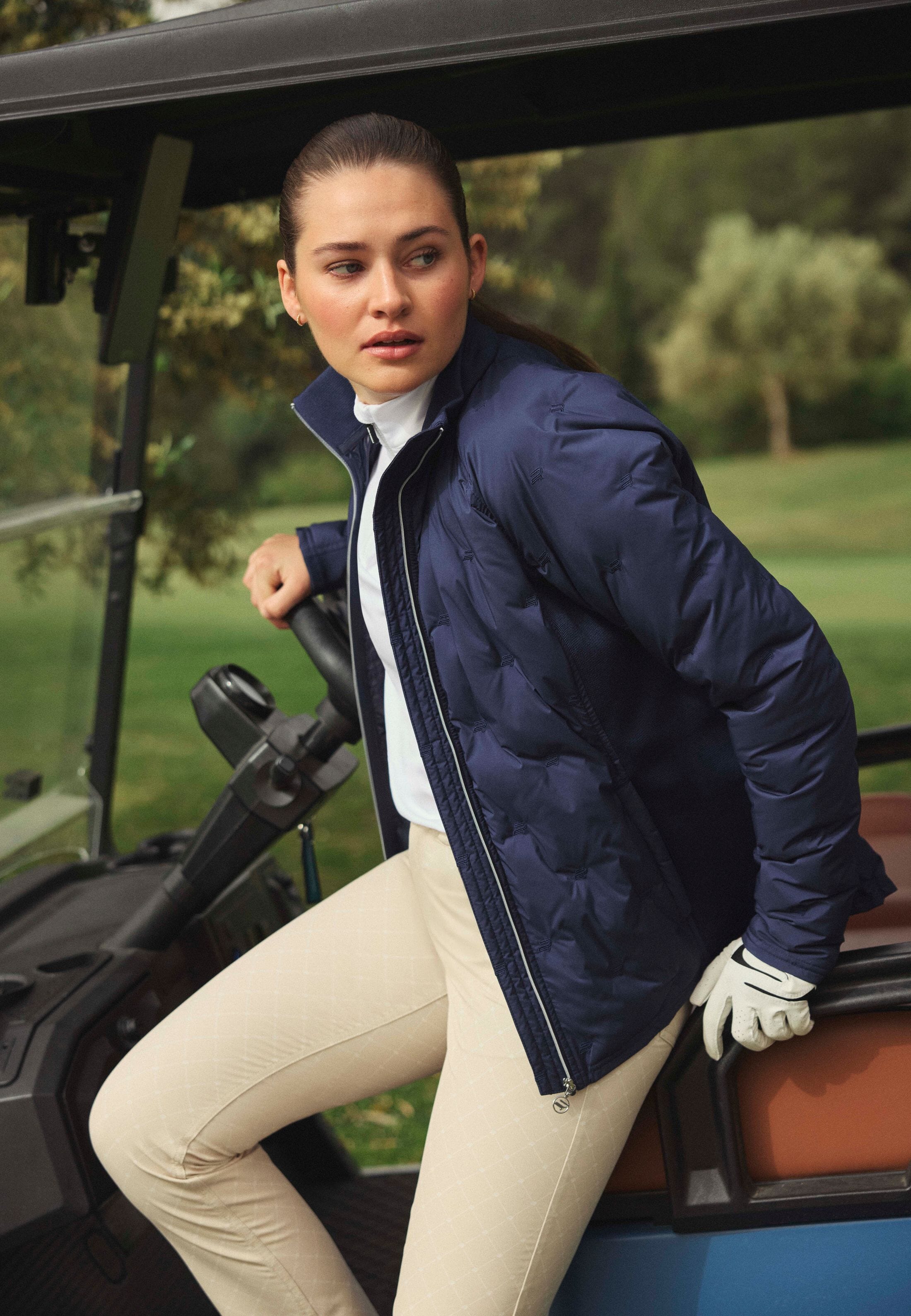 Rohnisch veste Padded Windbreaker Navy