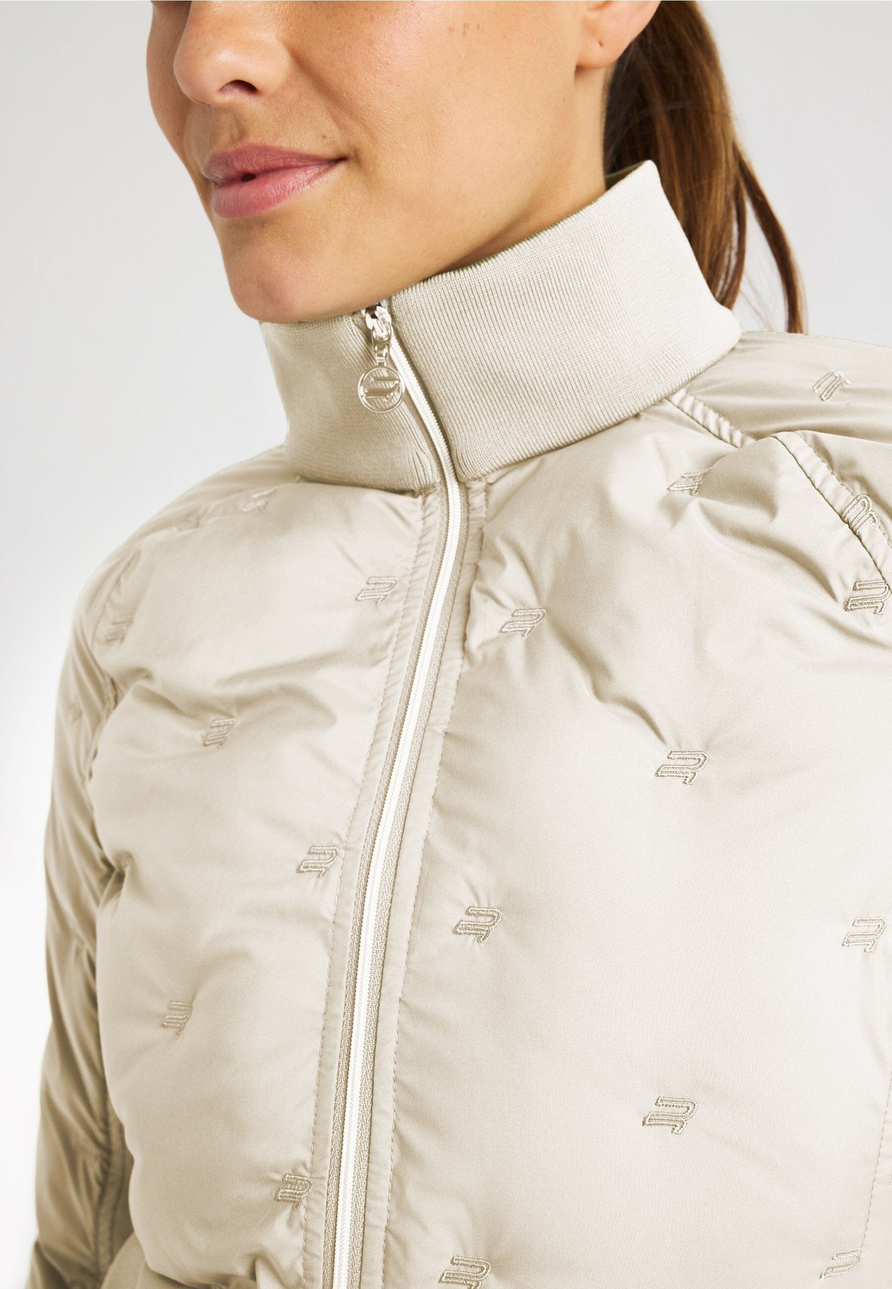 Rohnisch veste Padded Windbreaker Oatmeal