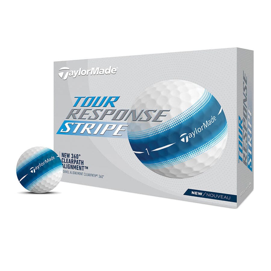 TaylorMade Balles Tour Response STRIPE 2024 (Boite de 12)