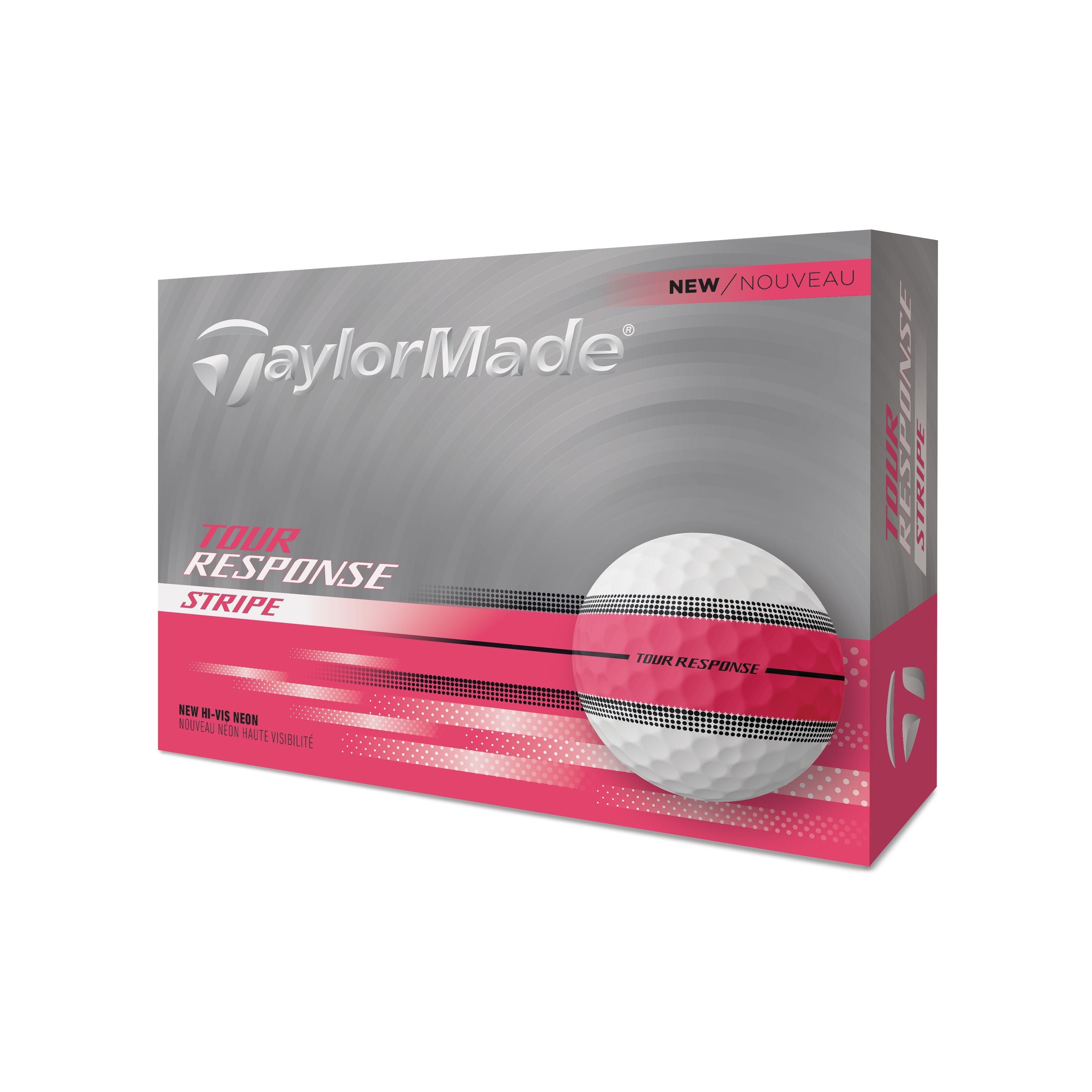 TaylorMade Balles Tour Response STRIPE 2025 (Boite de 12)