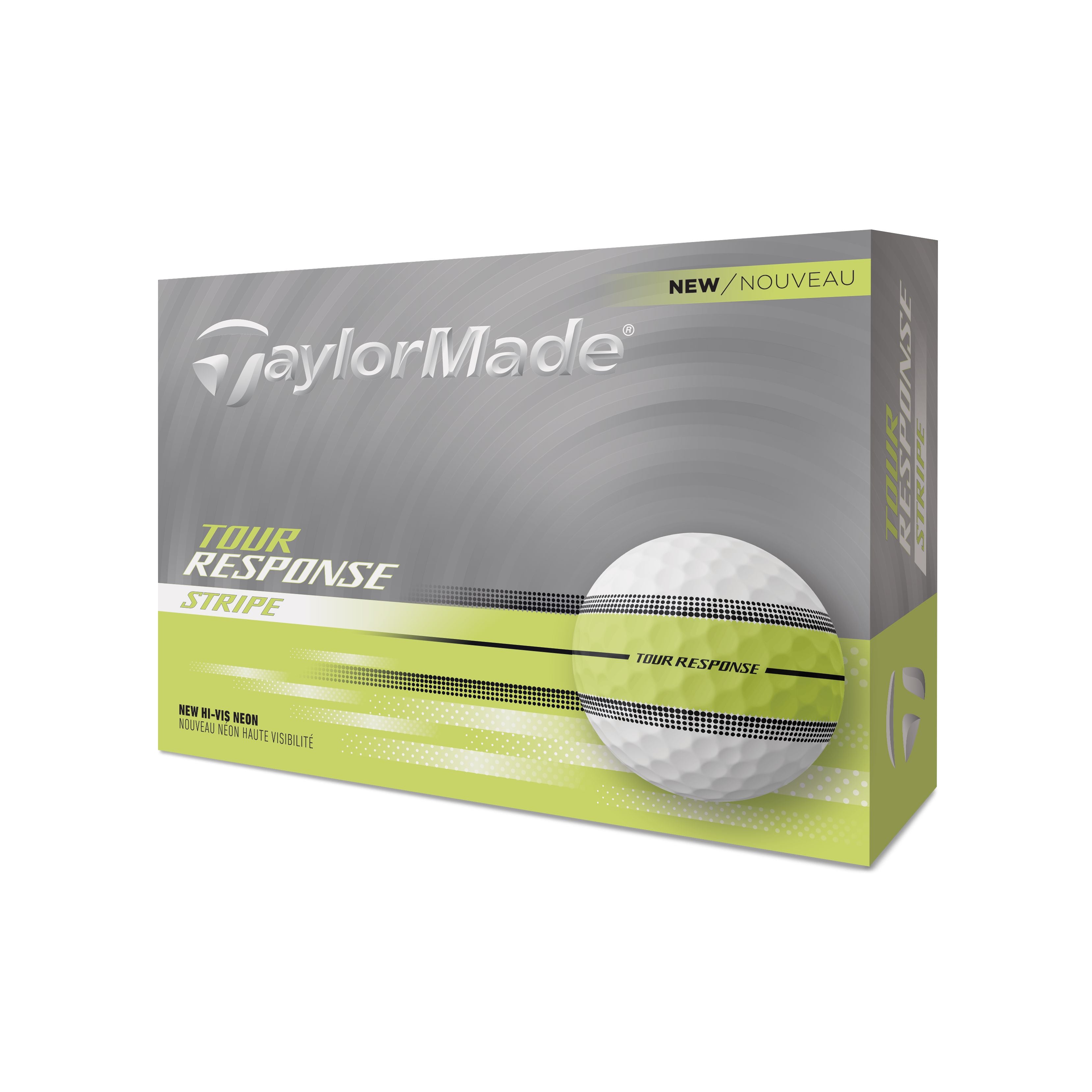 TaylorMade Balles Tour Response STRIPE 2025 (Boite de 12)