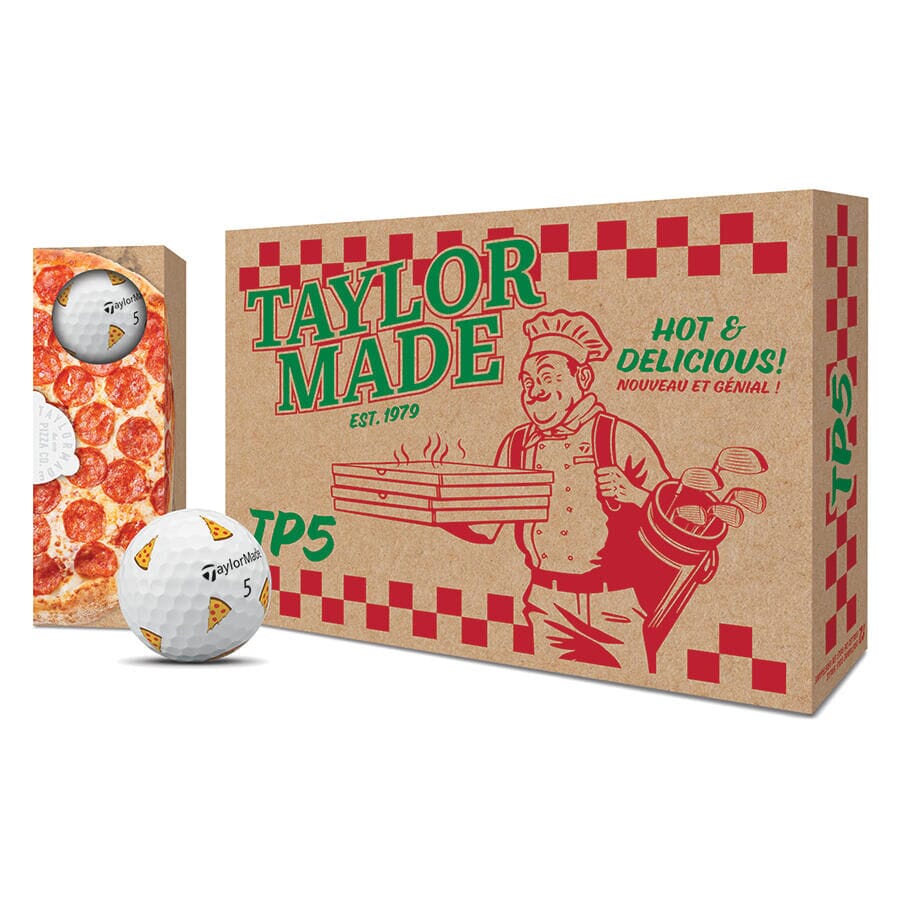 TaylorMade Balles TP5 Boite à Pizza Limited Edition (Boîte de 12)