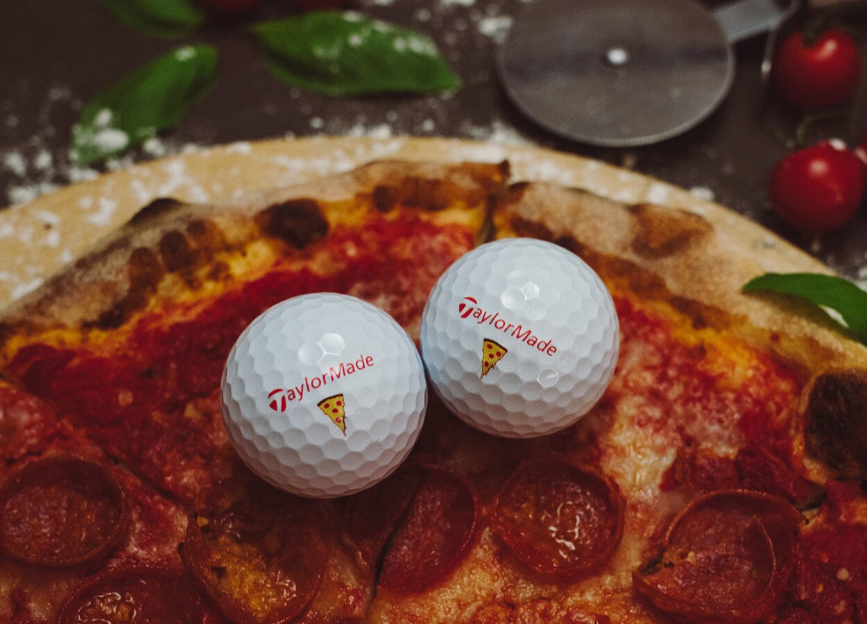 TAYLORMADE BALLES TP5 my symbol pizza (Boite de 12)