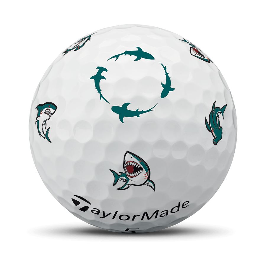 TaylorMade Balles TP5 Sharks Limited Edition (Boîte de 12)