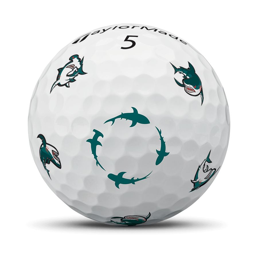 TaylorMade Balles TP5 Sharks Limited Edition (Boîte de 12)