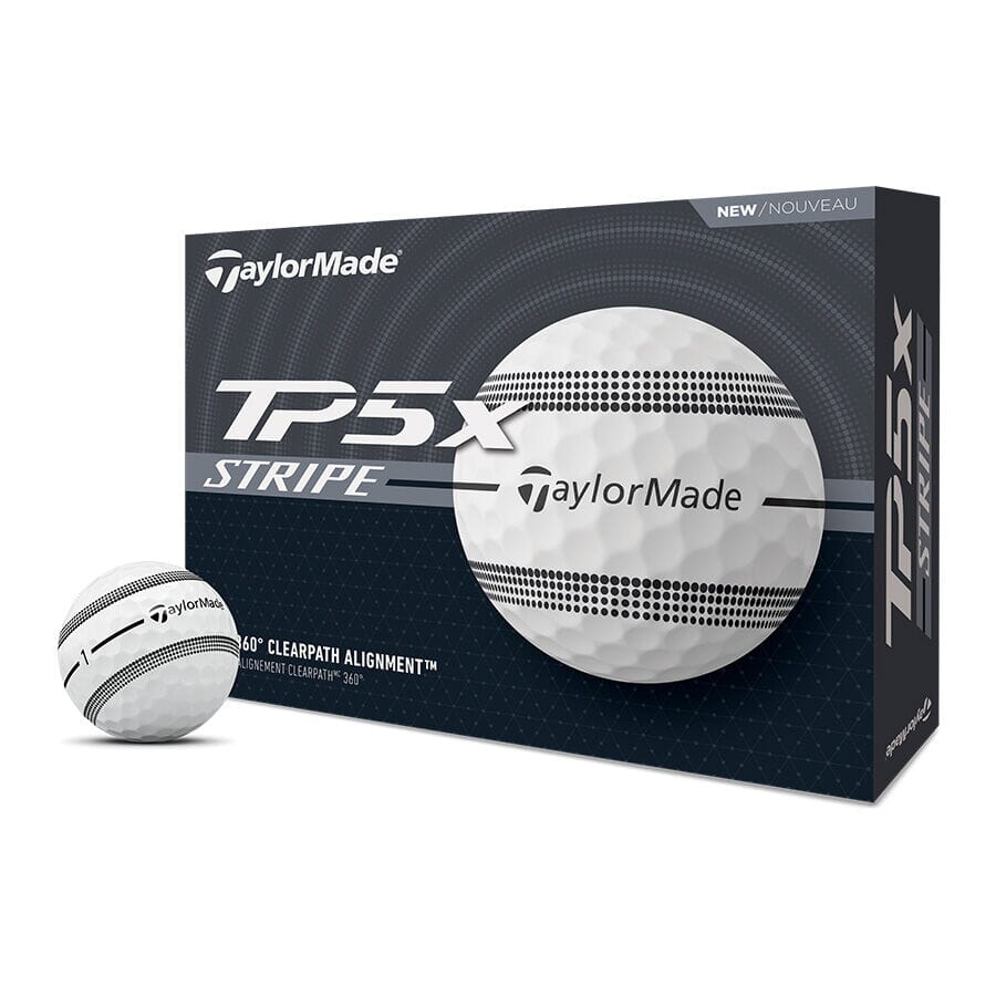 TaylorMade Balles TP5x Stripe (boîte de 12)