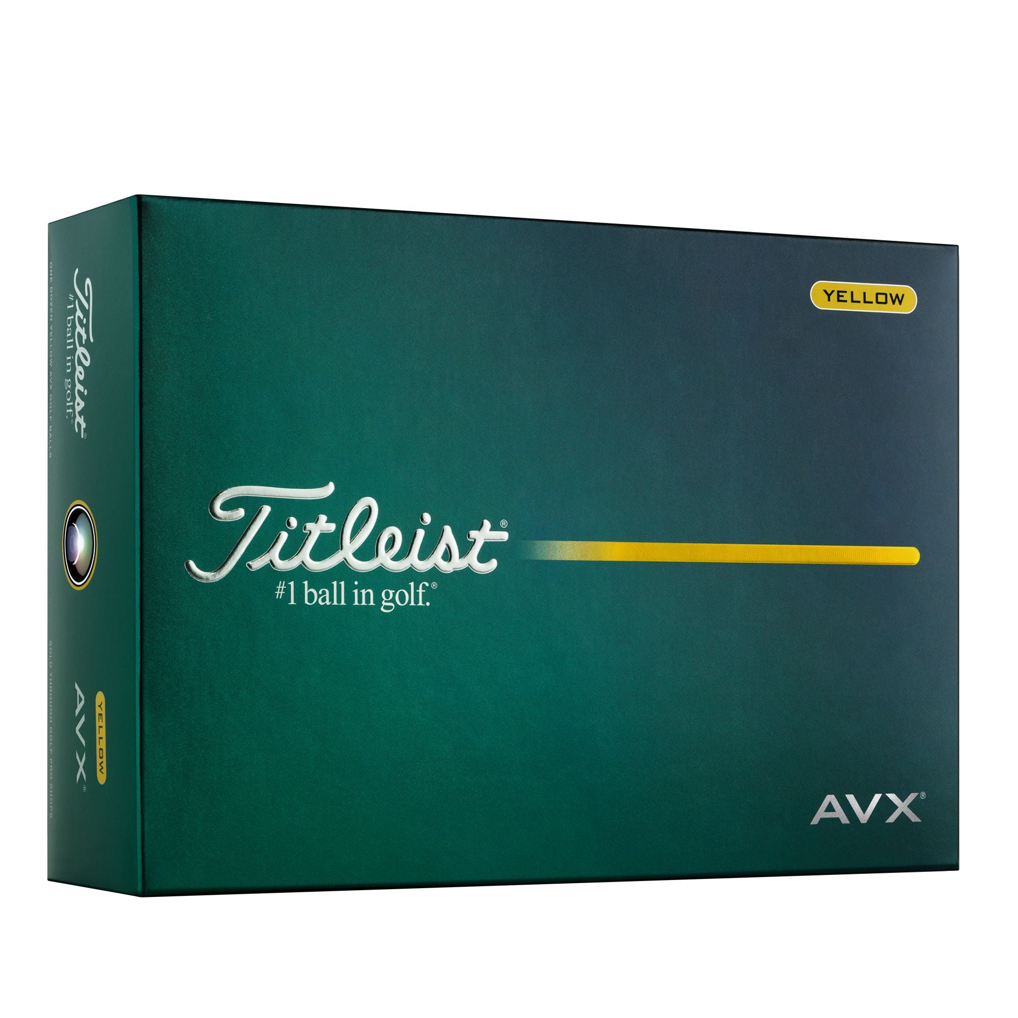 Titleist Balles AVX Jaune 2026 (boite de 12)