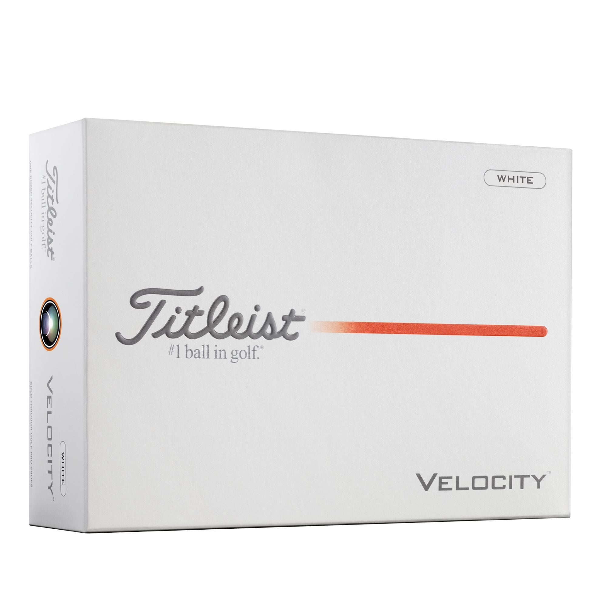 Titleist Balles Velocity Blanche 2026 (boite de 12)