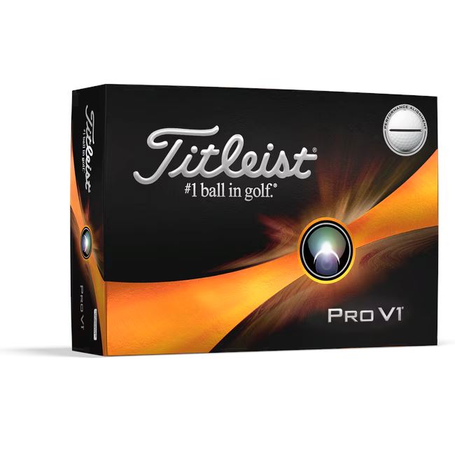 Titleist PRO V1 2023 Performance Alignment de couleur (boite de 12)