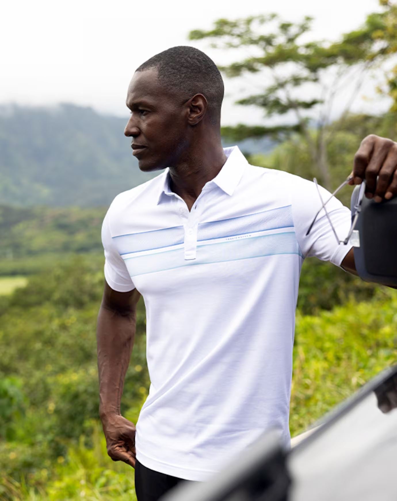 Travis Mathew Polo Ocean Time