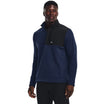 UA Storm SweaterFleece 1/4 Zip Blue Academy/Black