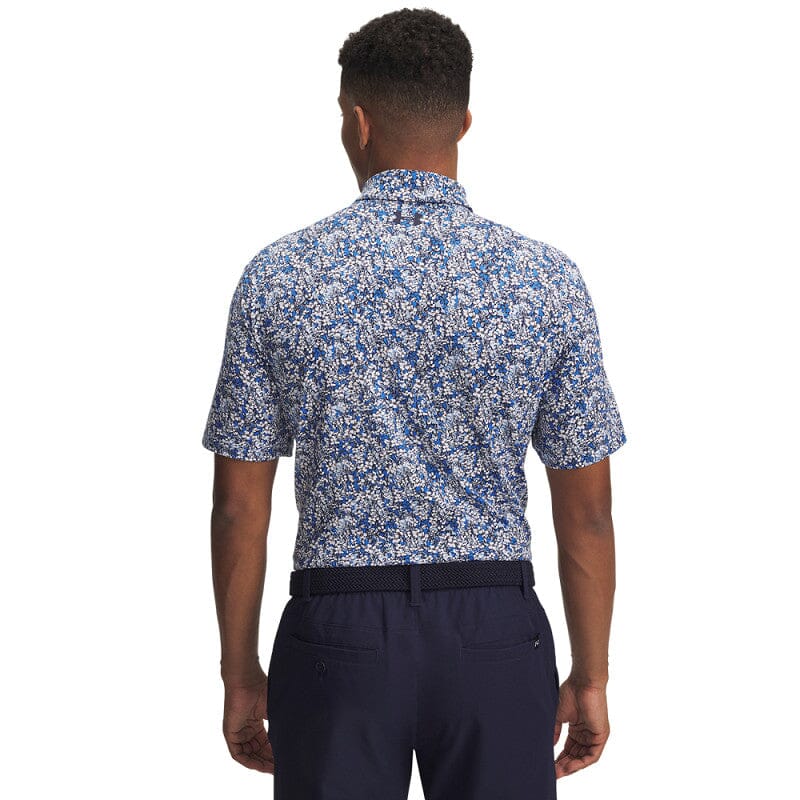Under Armour Polo Playoff 3.0 Atlantis / White / Midnight Navy