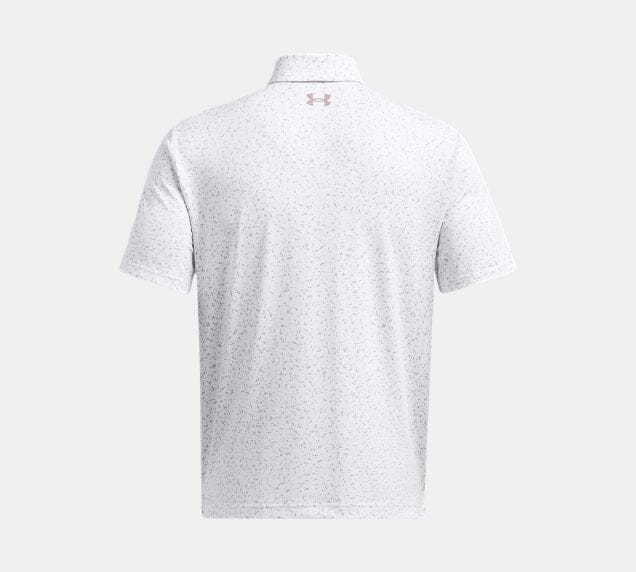 Under Armour Polo Playoff 3.0 Printed Micro Field White/Tetra Gray