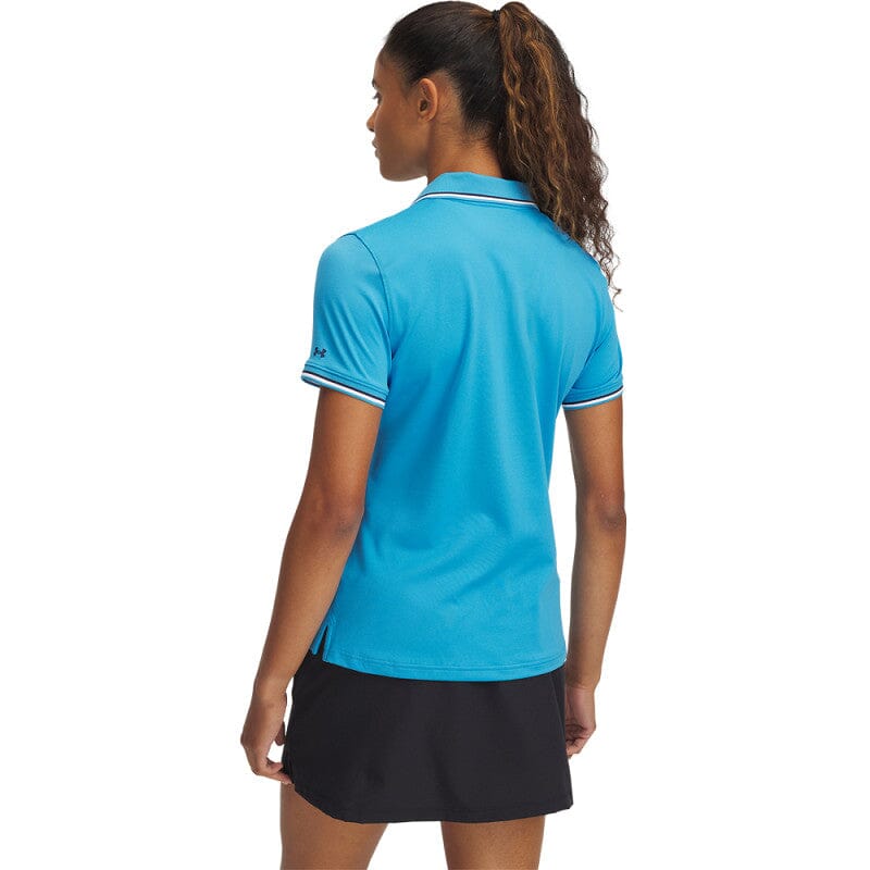Under Armour Polo SS Rib Bleu Ether