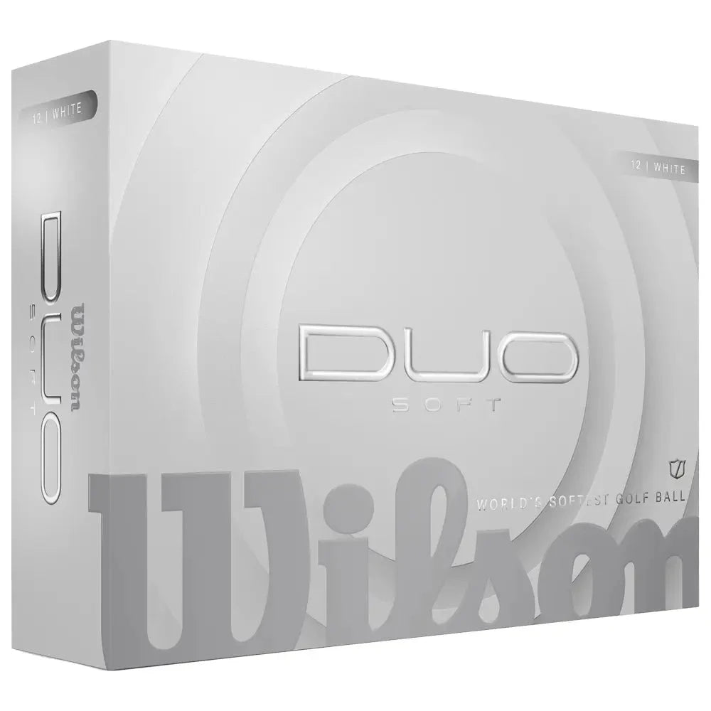 Wilson Balles 2025 Nouvelle Duo Soft Blanche (boite de 12)