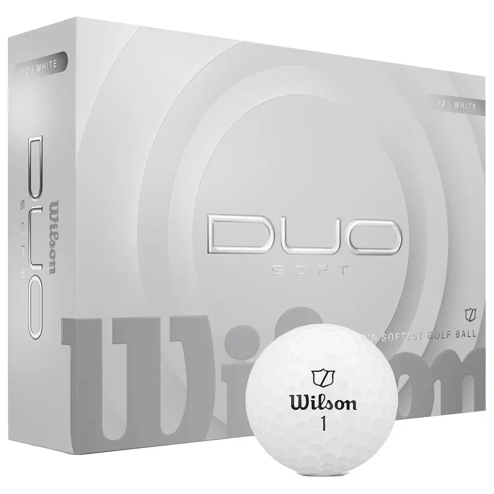 Wilson Balles 2025 Nouvelle Duo Soft Blanche (boite de 12)