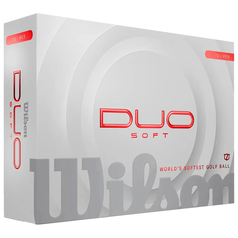 Wilson Balles 2025 Nouvelle Duo Soft Rouge (boite de 12)