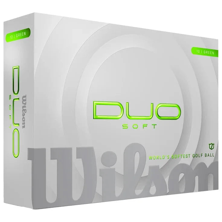 Wilson Balles 2025 Nouvelle Duo Soft Verte (boite de 12)