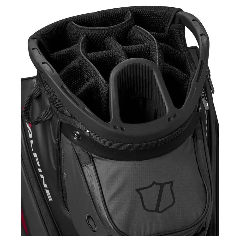 Wilson Staff Sac chariot Alpine Noir Rouge