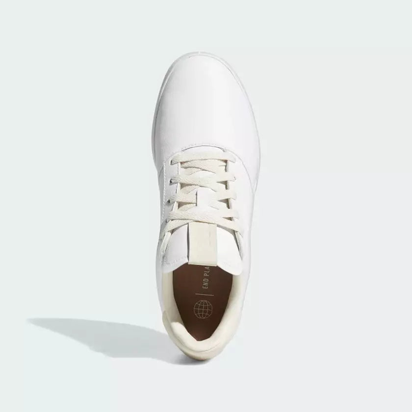 adidas Chaussures de golf adicross retro Cloud White / Chalky Brown / Aluminium