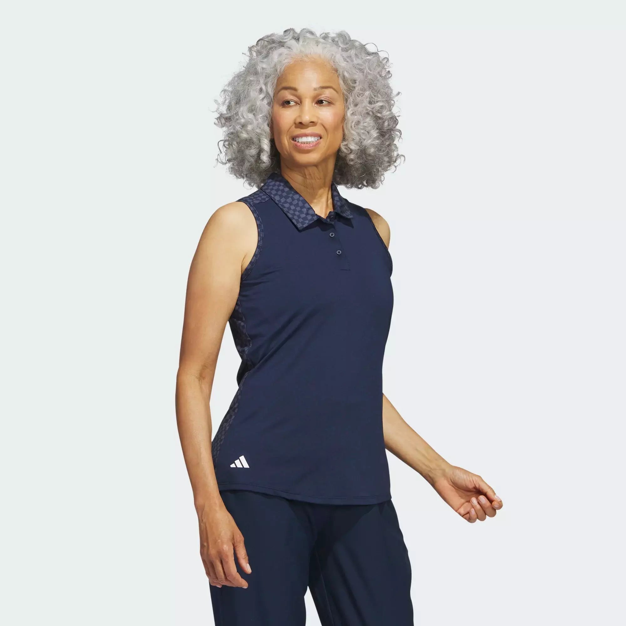 Adidas Golf Polo Sans manche Femme Conavy