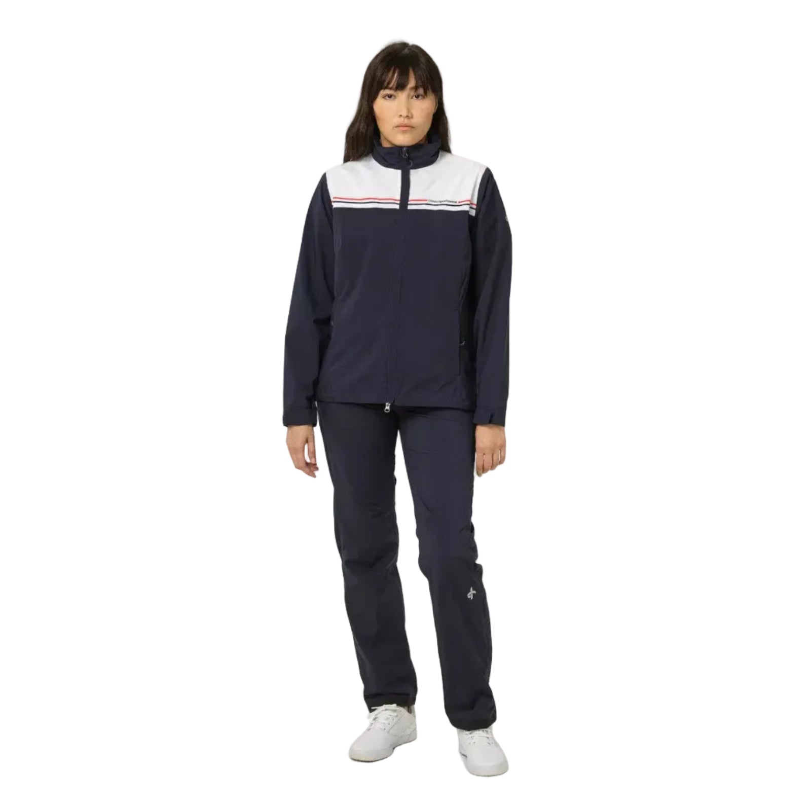 Crosswear Veste de pluie Coupe Vent Marine Femme