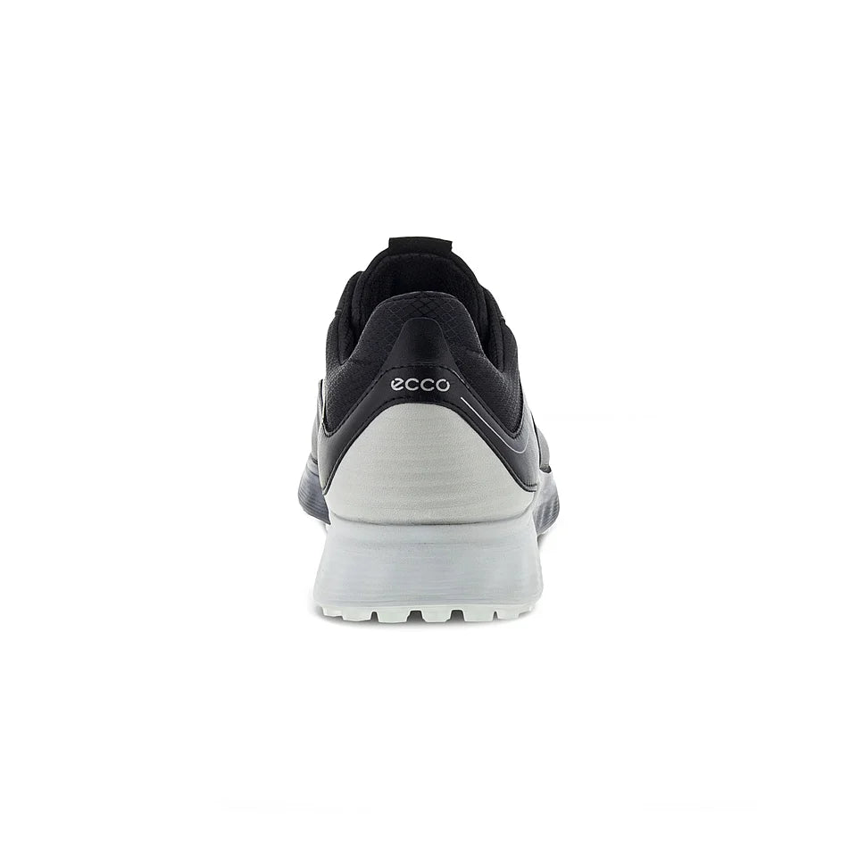 Ecco Chaussures de golf S-Three Noir Concrete Noir