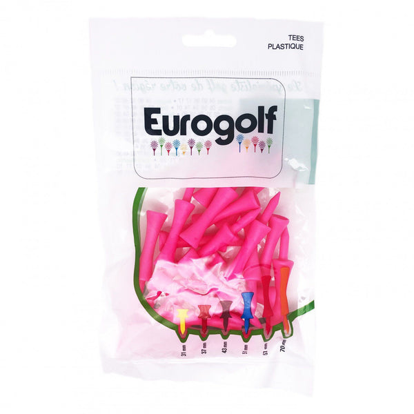 Eurogolf tee plastique 57 mm - Golf ProShop Demo