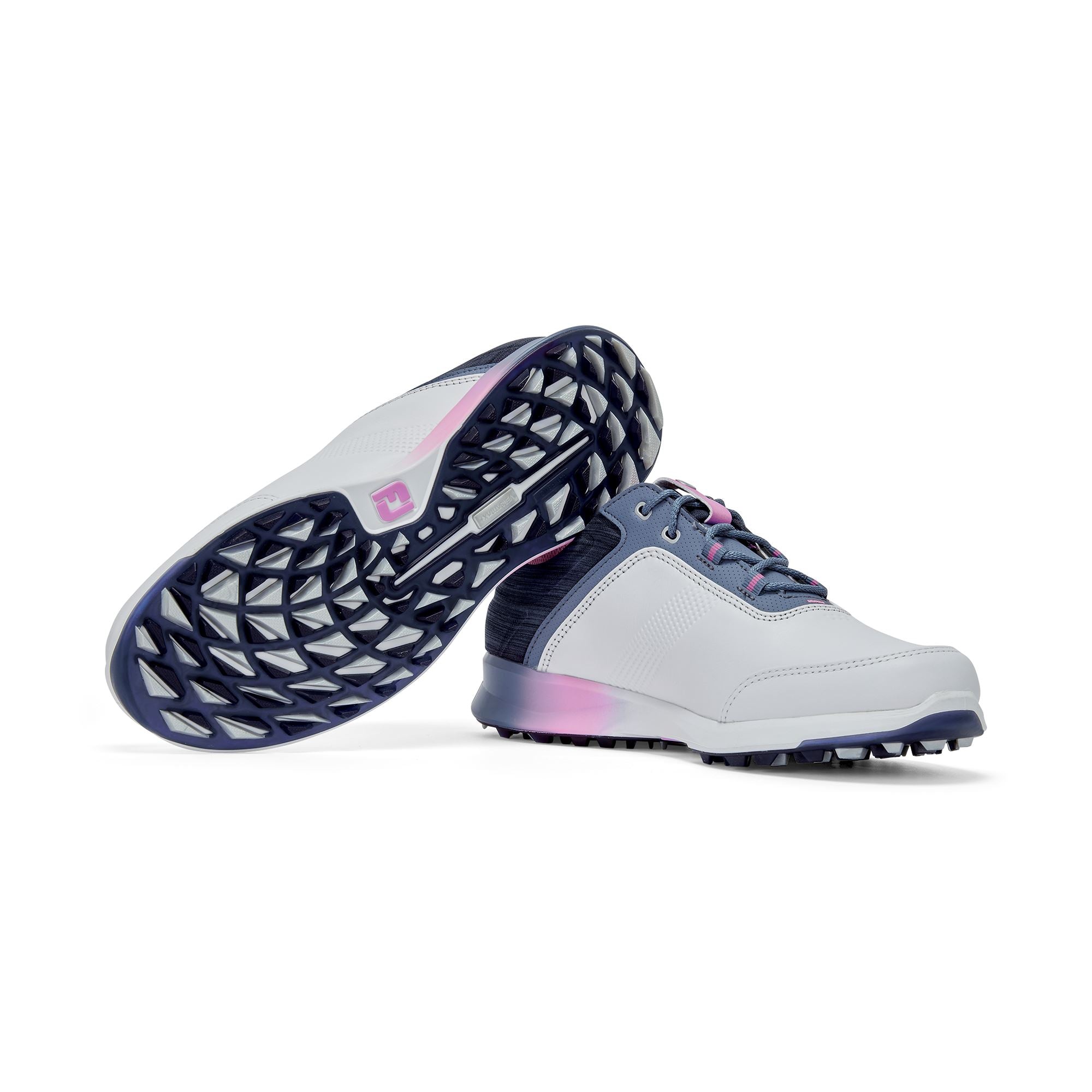 Footjoy Chaussures de golf 2023 Stratos Lady Blanc Navy Rose