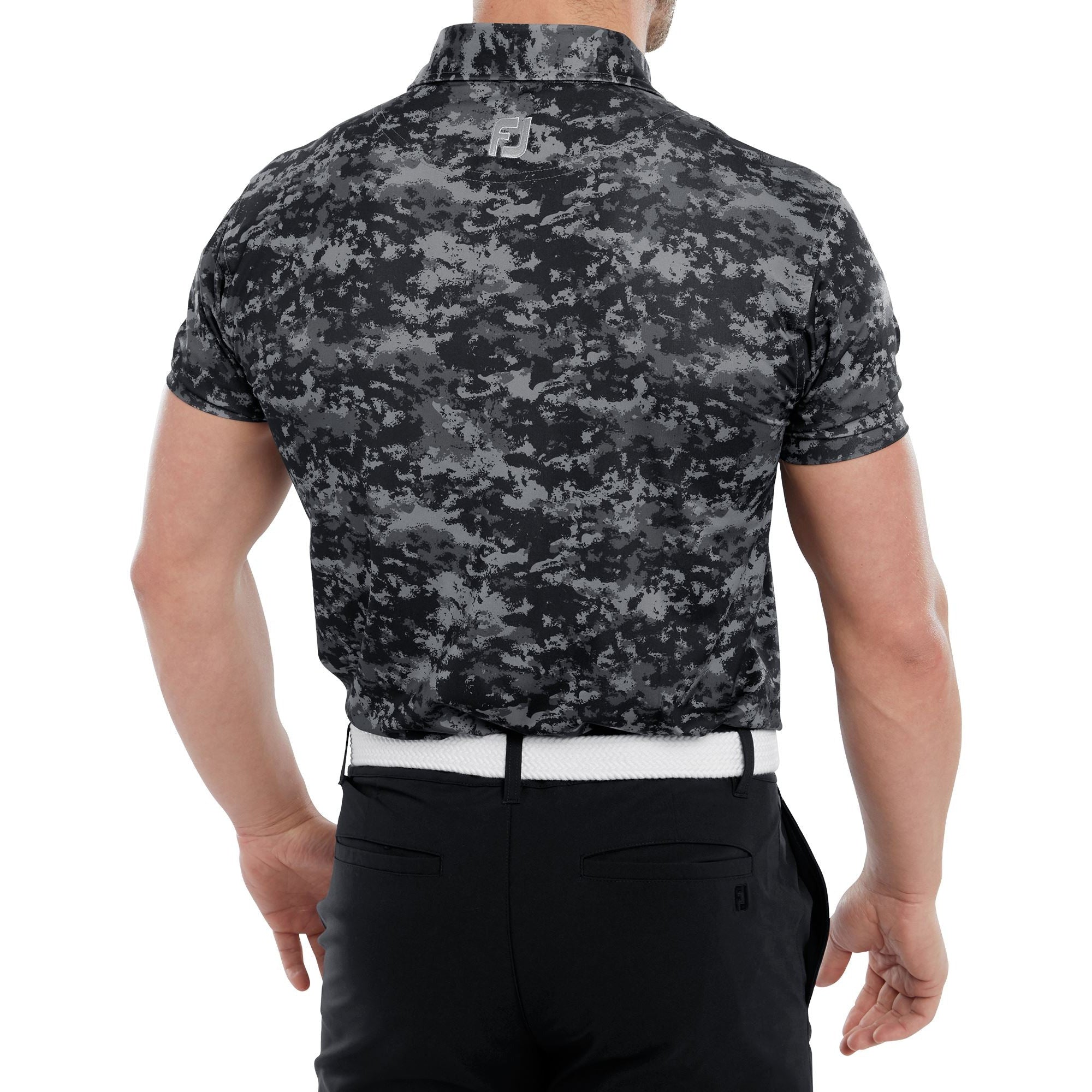 Footjoy Polo Cloud Camo Black