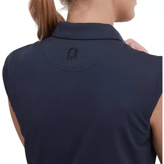 Footjoy polo en tricot avec mini manche navy