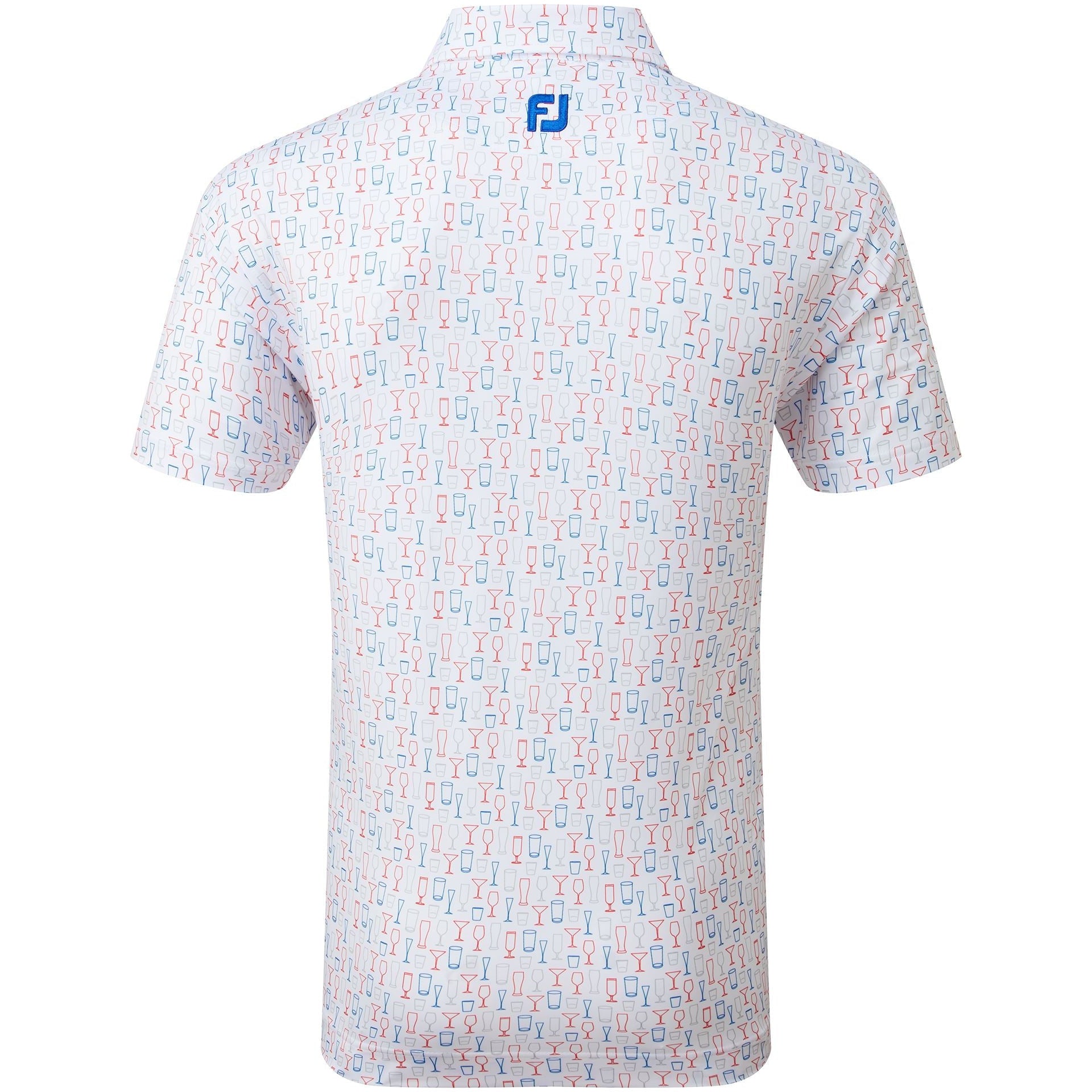 Footjoy Polo Glass Print White