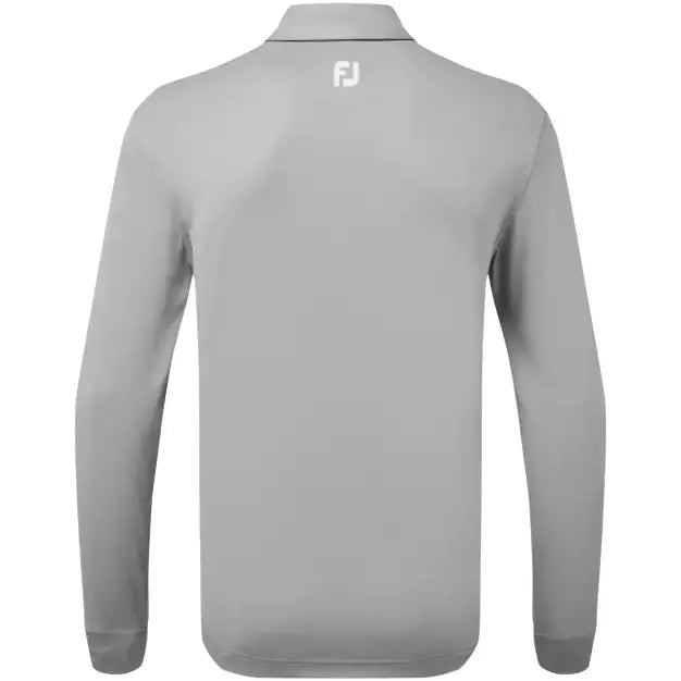 Footjoy Polo Manches longues Thermolite col tissé Gris