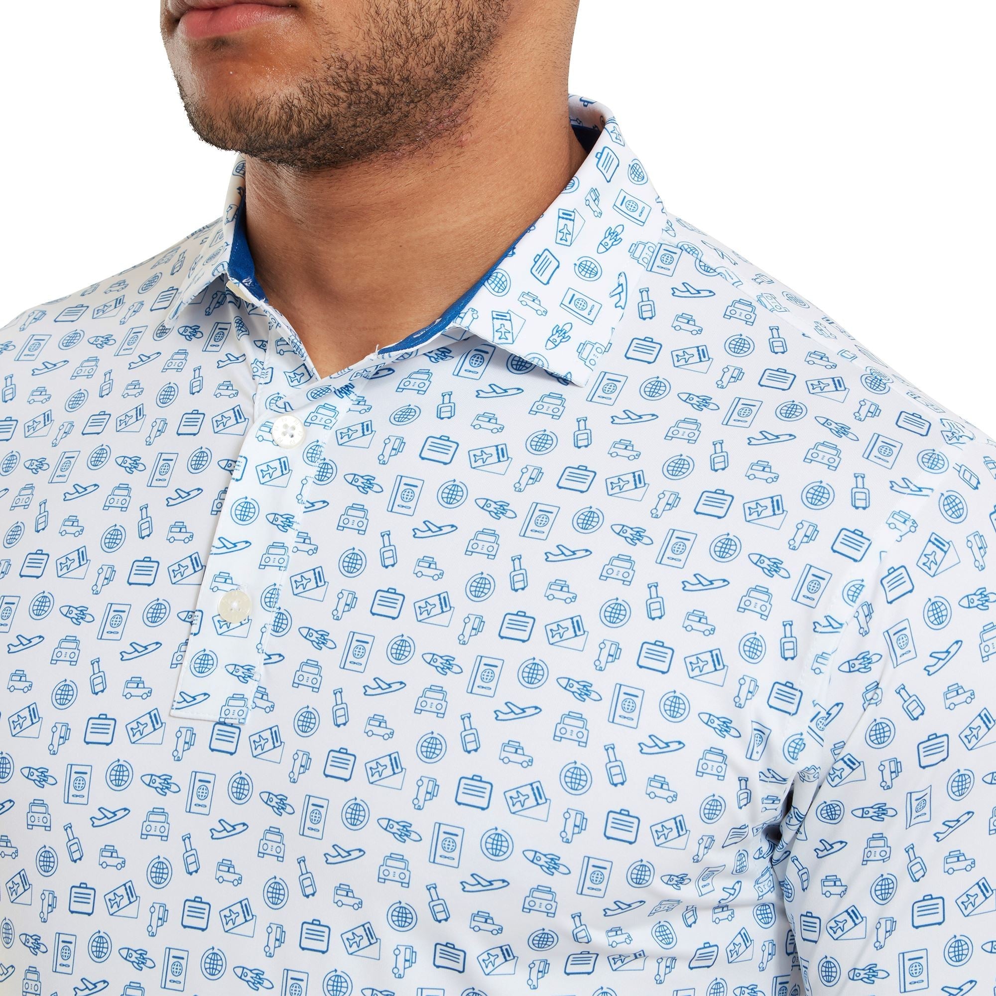 Footjoy Polo Travel White Twilight