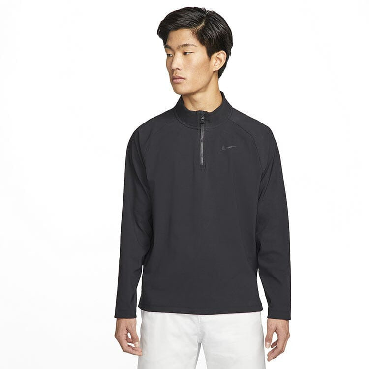 Nike 1/2 zip déferlant Noir