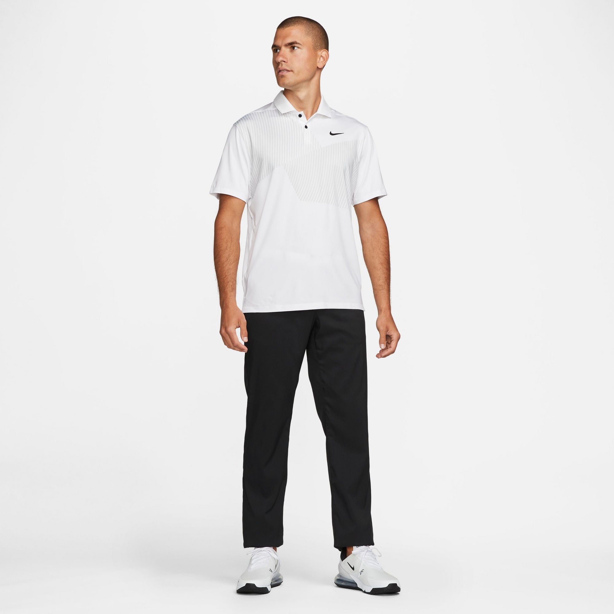 NIKE POLO DRI FIT VAPOR 2022 BLANC
