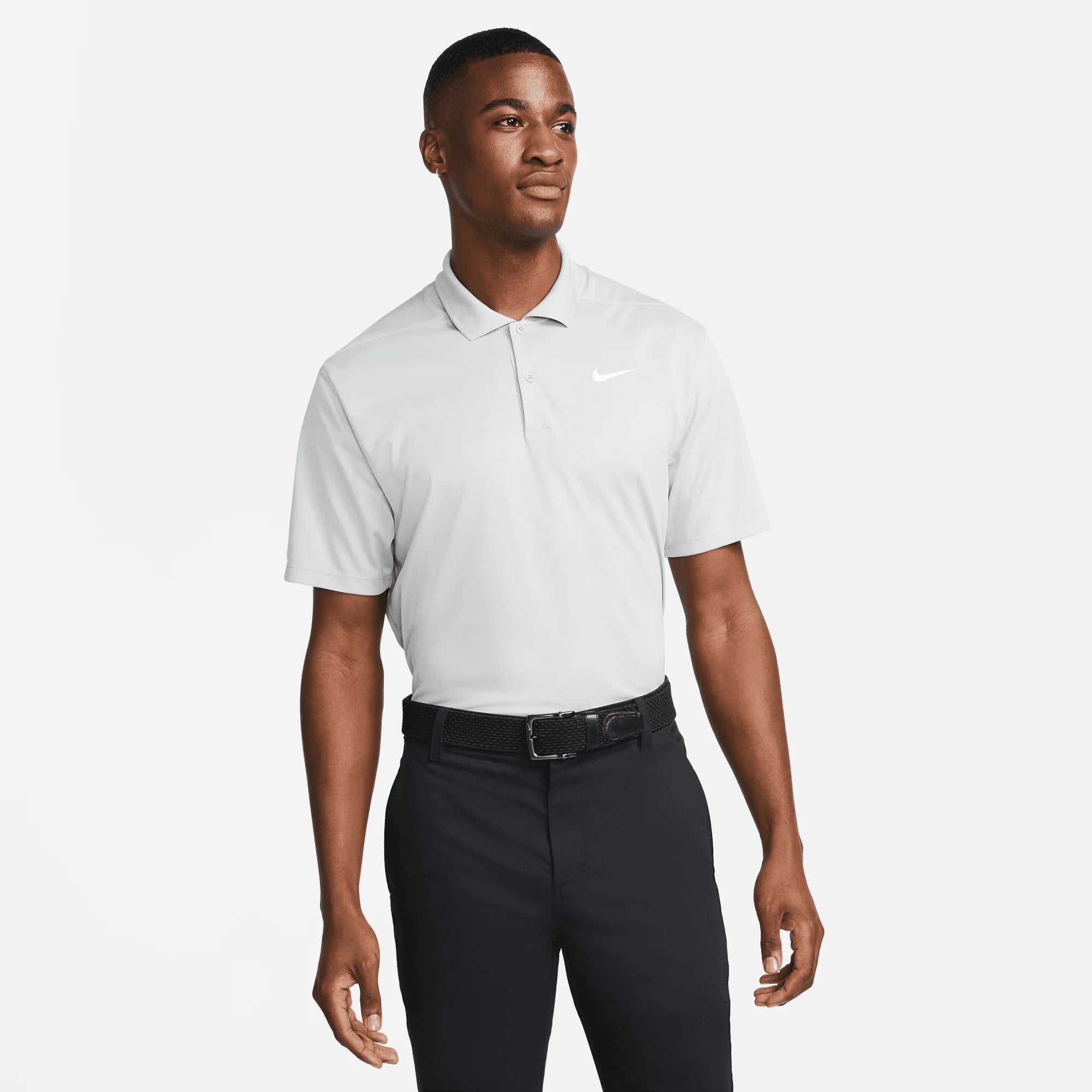 NIKE POLO DRI FIT VICTORY GRIS