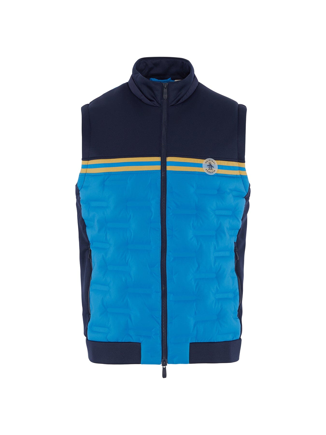 Penguin Cortavientos Marca Chaleco Original Penguin Hombre Azul