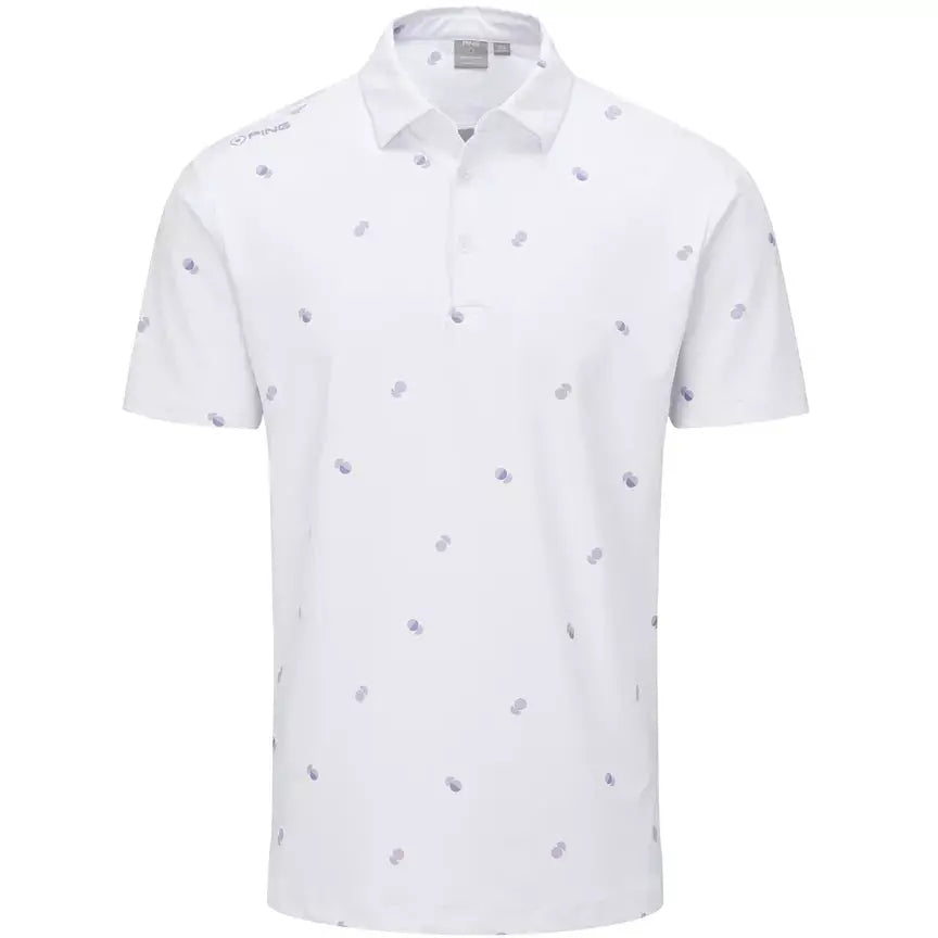 Ping Polo Two Tone Blanc Cool Lilac