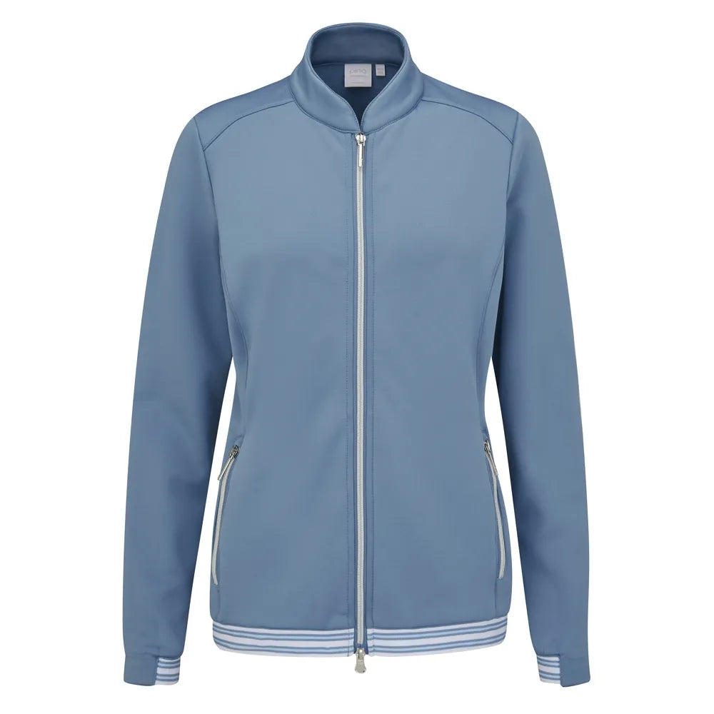 PING VESTE FULL ZIP CECILIA STONE BLUE